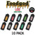 EVTPACK-10PK-Foodgod ZERO 0% Luxe Disposable Vape Device | 4000 Puffs - 10 Pack Mix & Match