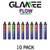 EVTPACK-10PK-Glamee FLOW Disposable Vape Device | 4500 Puffs - 10 Pack Mix & Match