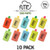 EVTPACK-10PK-Fume RECHARGE ZERO 0% Disposable Vape Device | 5000 Puffs - 10 Pack Mix & Match