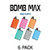 EVTPACK-6PK-Bomb MAX Disposable Vape | 4800 Puffs - 6 Pack Mix & Match