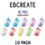 EVTPACK-10PK-EBCREATE BC Pro 40K Disposable Vape Device | 40K Puffs - 10 Pack Mix & Match