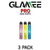 EVTPACK-3PK-Glamee PRO Disposable Vape Device | 2500 Puffs - 3 Pack Mix & Match