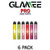EVTPACK-6PK-Glamee PRO Disposable Vape Device | 2500 Puffs - 6 Pack Mix & Match