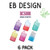 EVTPACK-6PK-EB Create BC5000 5% Disposable Vape Device | 5000 Puffs - 6 Pack Mix & Match