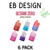 EVTPACK-6PK-EB Create BC5000 0% ZERO Disposable Vape Device | 5000 Puffs - 6 Pack Mix & Match