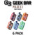 EVTPACK-6PK-Geek Bar Pulse X 2Puffs Disposable Vape Device-6 Pack Mix & Match