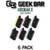 EVTPACK-6PK-Geek Bar Hookah X Puffs Disposable Vape Device-6 Pack Mix & Match