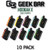 EVTPACK-10PK-Geek Bar Hookah X Puffs Disposable Vape Device-10 Pack Mix & Match