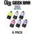 EVTPACK-6PK-Geek Bar 2GO Puffs Disposable Vape Device-6 Pack Mix & Match
