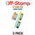 EVTPACK-3PK-OFF STAMP X CUBE KIT Puffs Disposable Vape Device-3 Pack Mix & Match