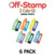 EVTPACK-6PK-OFF STAMP X CUBE KIT Puffs Disposable Vape Device-6 Pack Mix & Match