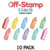 EVTPACK-6PK-OFF STAMP X CUBE POD Puffs Disposable Vape Device-6 Pack Mix & Match