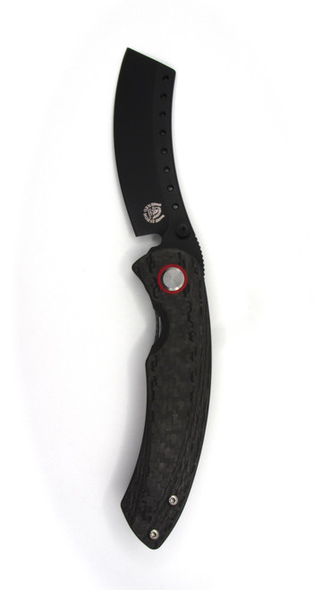 Red Horse Hell Razor P Marbled Carbon Fiber PVD Black