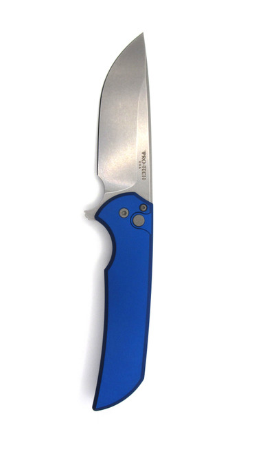Pro-Tech Mordax Solid Blue Handle, Magnacut Blade MX101-Blue