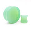 Mint Green Opalite Glass ear Plug gauges