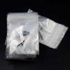 SoScene Fully Colored Acrylic Ear Stretching Kit, clear plastic ziplock bags containing various acrylic taper plugs and jewelry for ear stretching.