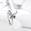 Nose Hoop with CZ Butterfly Bendable Cartilage Hoop Rings