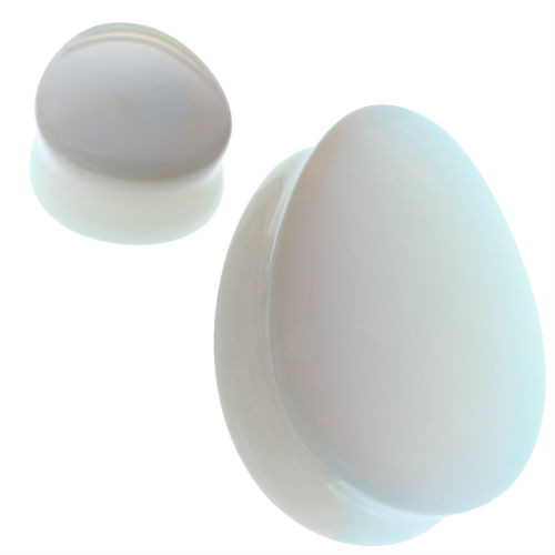 Teardrop Opalite Stone Ear Plugs So Scene