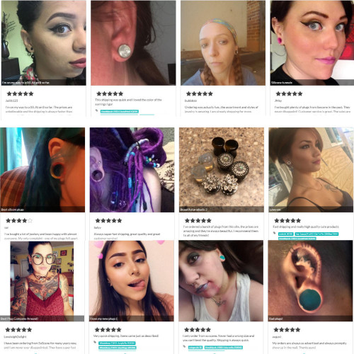 SoScene Purple Oring On Purple Colored Acrylic Tapers Ear Stretching Kit, image of purple acrylic ear tapers kit with purple rings on a marble surface.