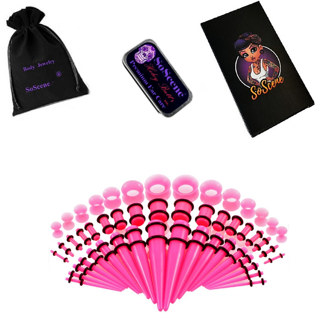 Ear Stretching Kits/ Ear Tapers and Ear Gauging Plugs