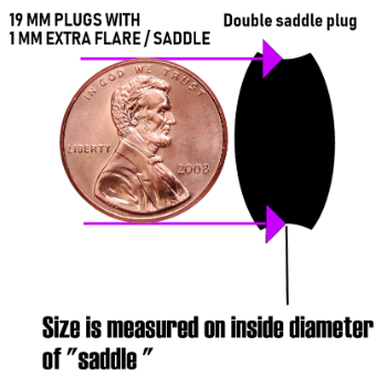 Plug Earrings Size Chart