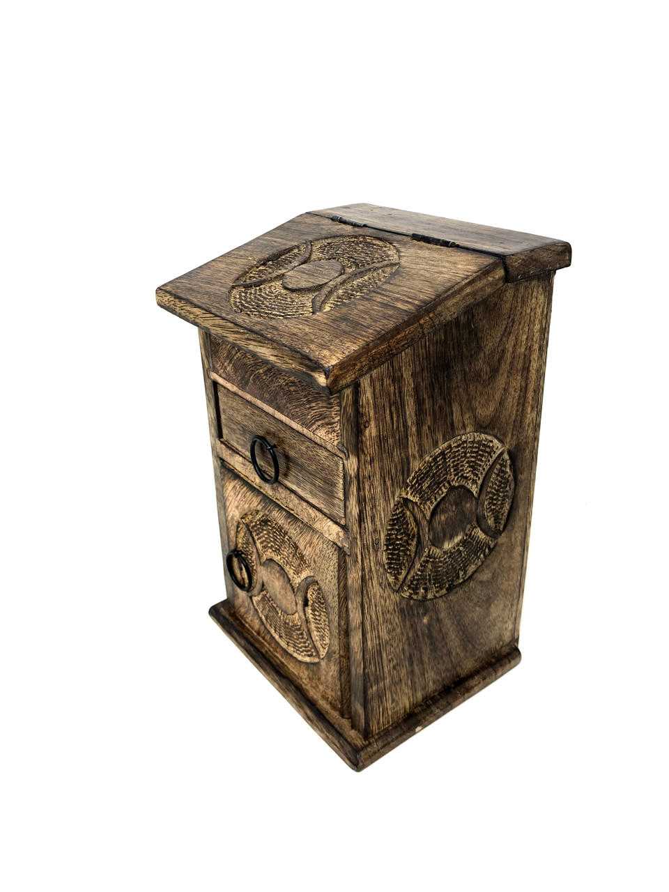 Wood Storage Almirah box (Triple moon)