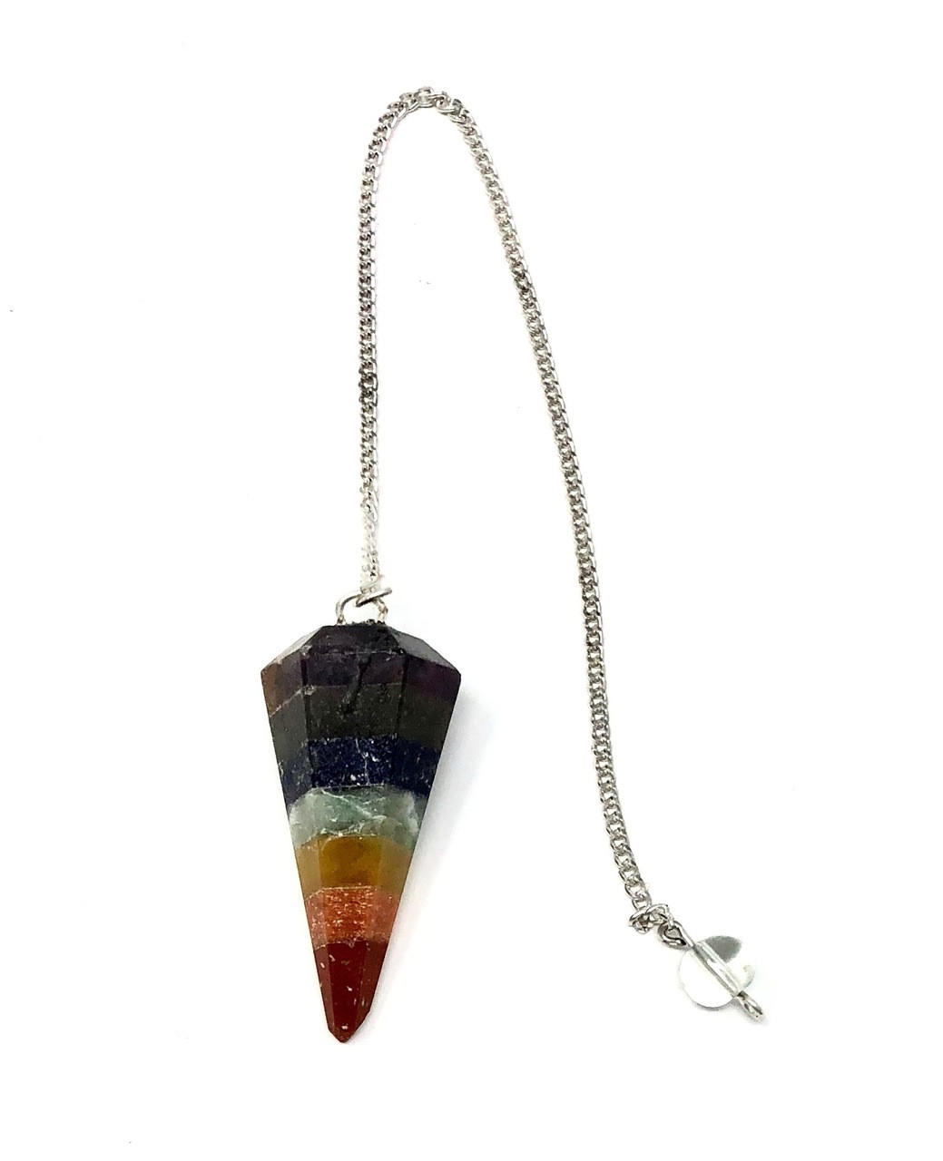 Facet Pendulum 45-50 mm (7 Chakras stones)