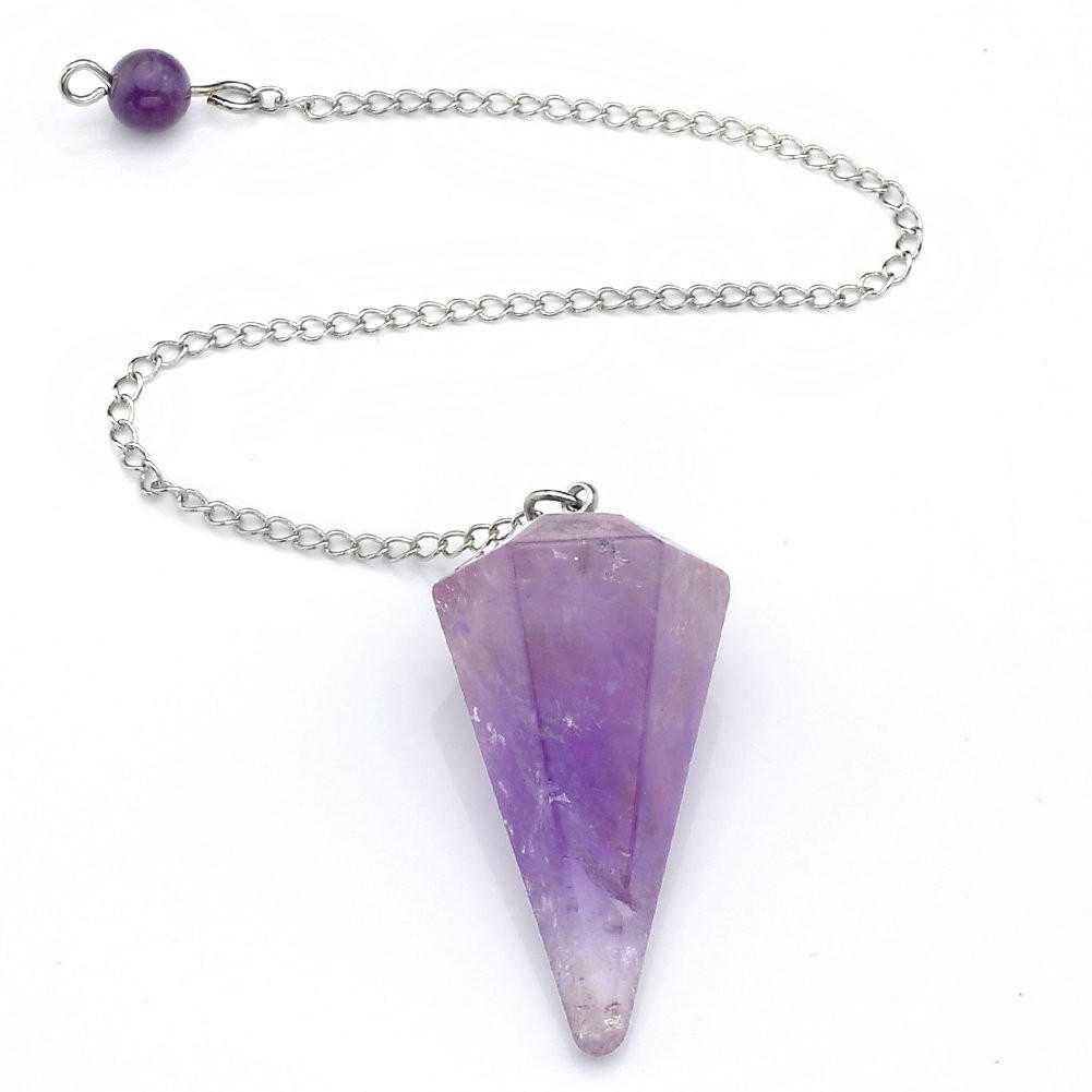 Facet Pendulum 45-50 mm (Amethyst)