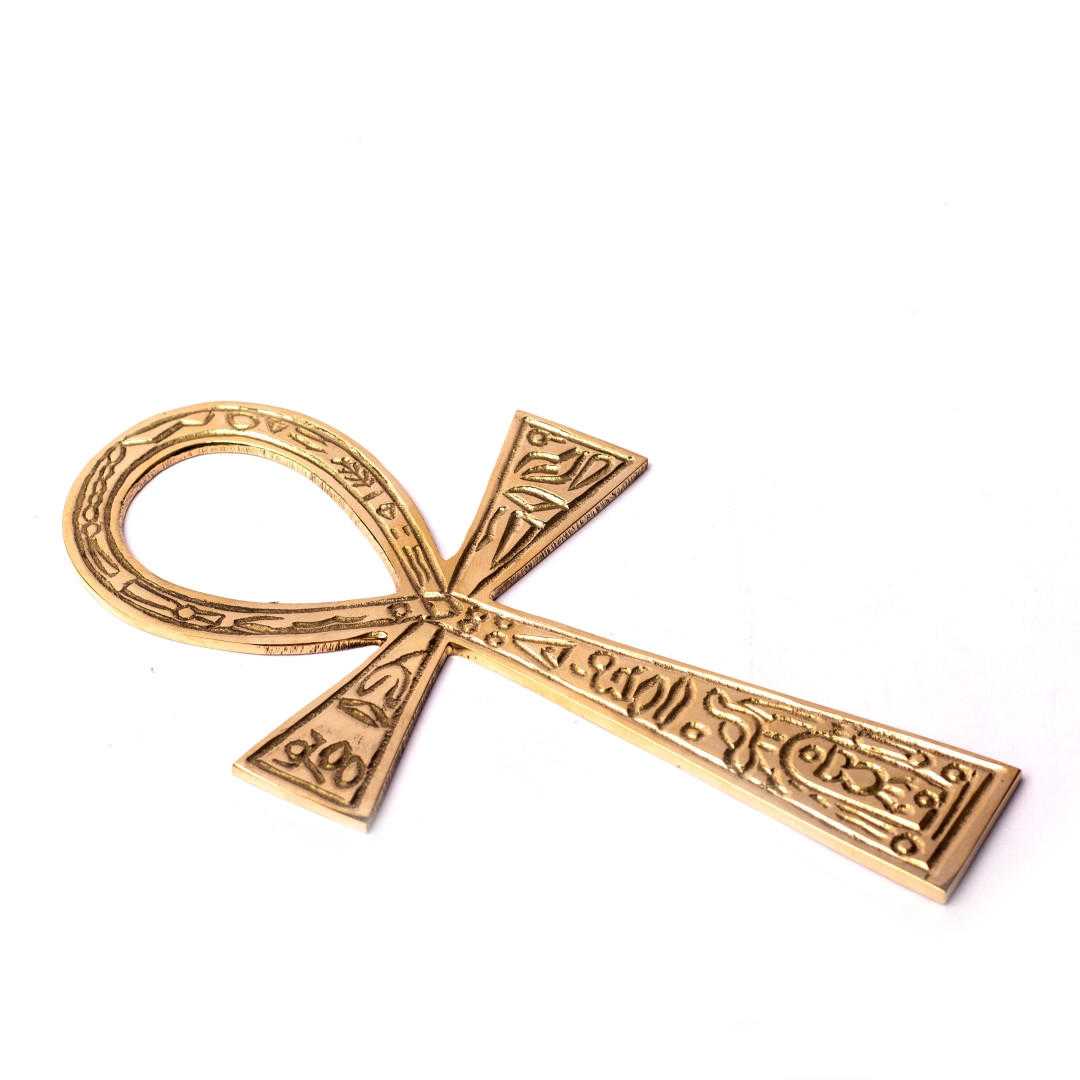 Brass Ankh Hanging 6.5