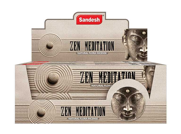 Sandesh Zen Meditation 15gms Exclusive Incense VD Importers Inc.