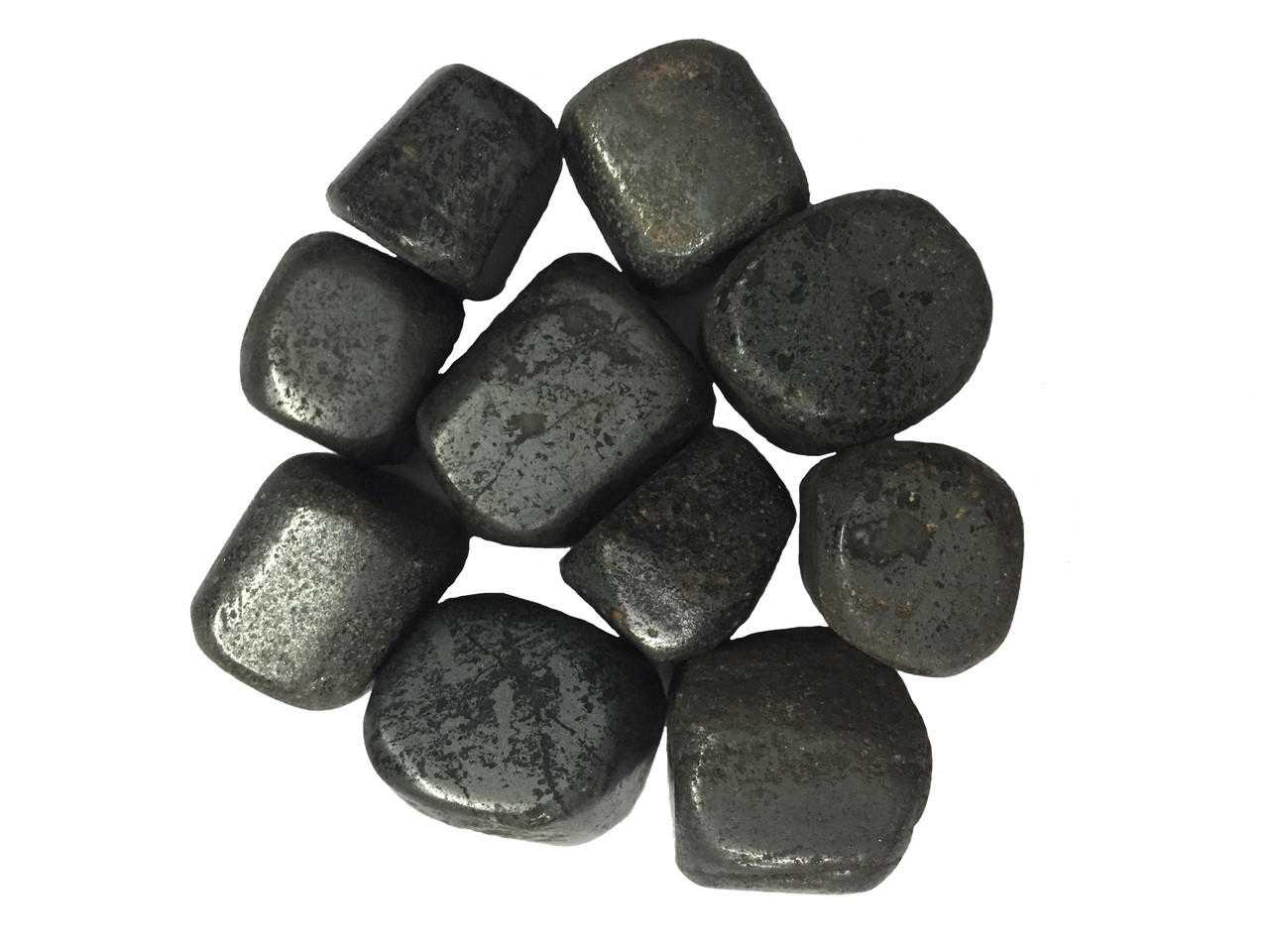 Tumbled Pebbles Stone Agate Hematite (3/4"-1.5") Shop VD Importers Inc.