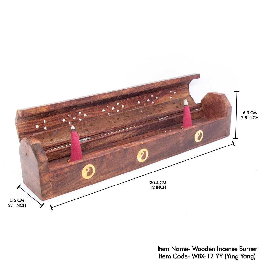 Wooden Coffin Box (Yin Yang)