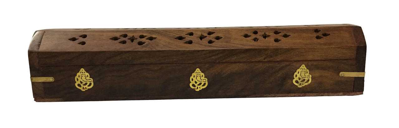 Wooden Coffin Box (Ganesha)