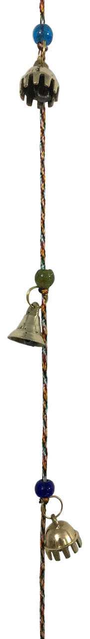 Brass Wind Chime String with Bells and Claw Bells Bells & Chimes VD Importers Inc.