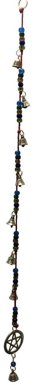 Brass Wind Chime String with Pentacle