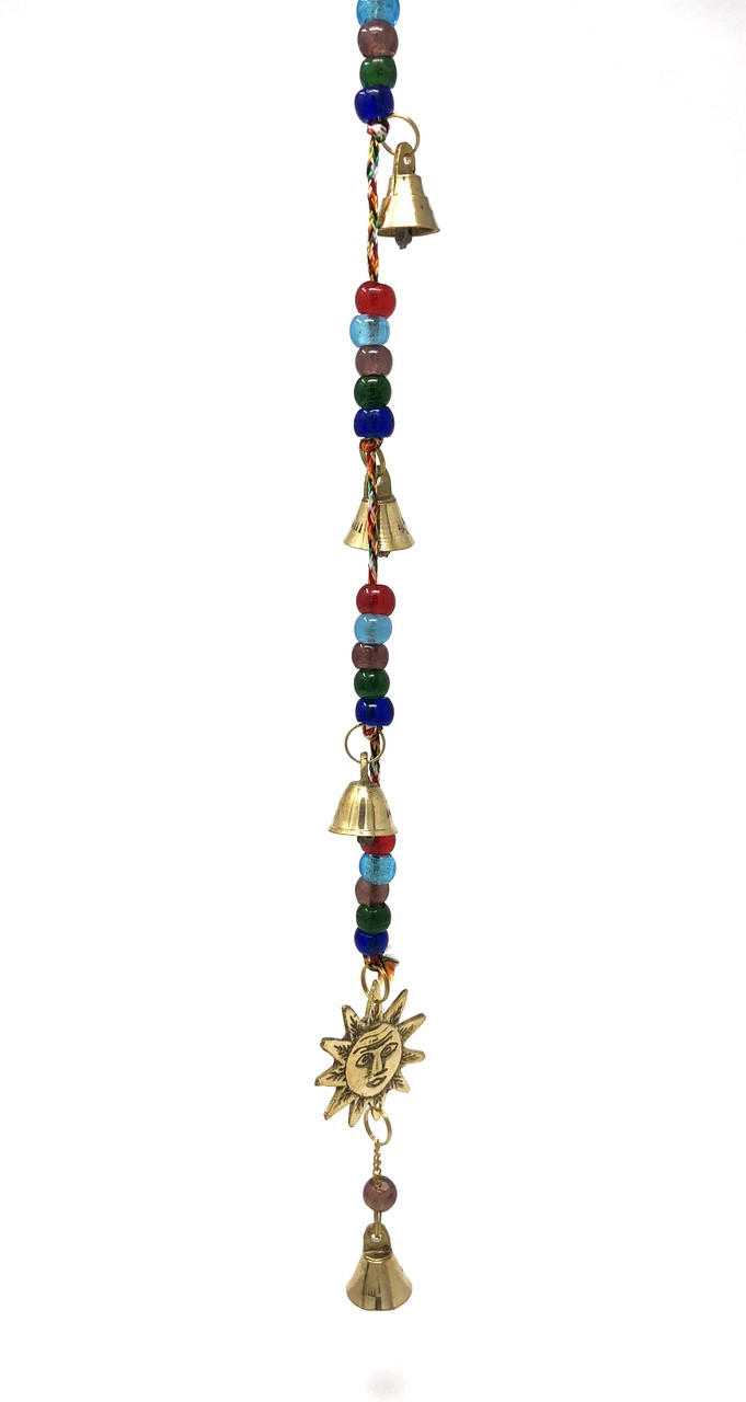Brass Wind Chime String with Sun