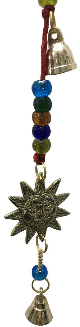 Brass Wind Chime String with Sun