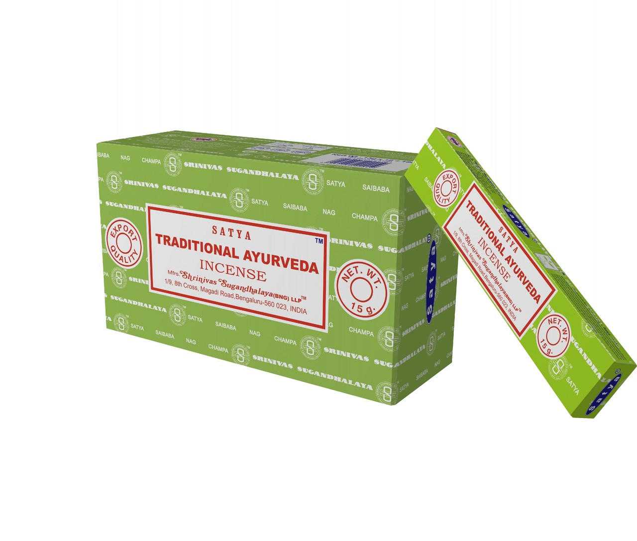 Satya Traditional Ayurveda (15 grams) Satya Satya Incense VD Importers Inc.