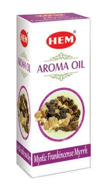 Hem Aroma Oils Mystic Frankincense Myrrh 10 ML. Hem Aroma Oils & Lamps VD Importers Inc.