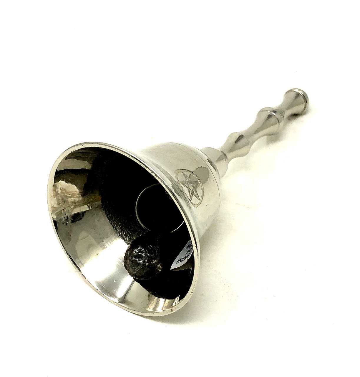 Brass Altar Bell, Pentacle 5"