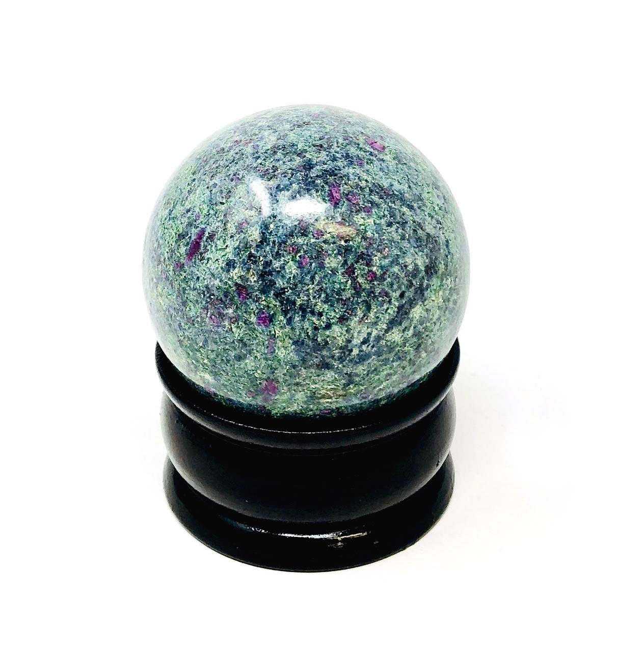 Wooden Crystal Ball Stand approx. 2"