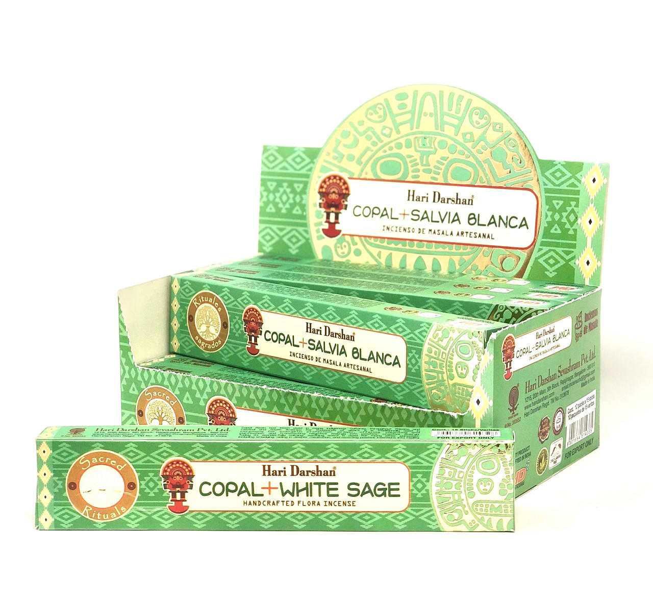 Hari Darshan Copal + White sage (pack of 12) Shop VD Importers Inc.