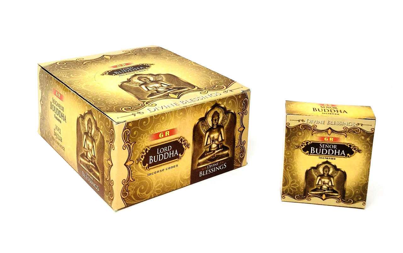 GR Lord Buddha Cones (pack of 12) GR New Arrivals VD Importers Inc.