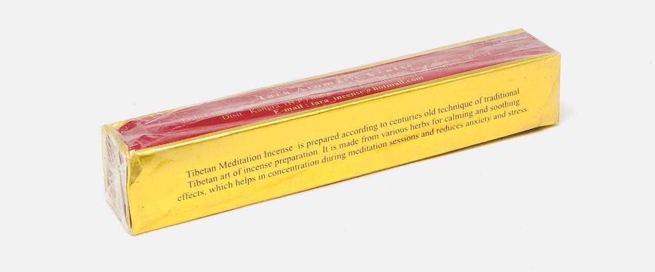 Tibetan Meditation Incense 25 sticks pack