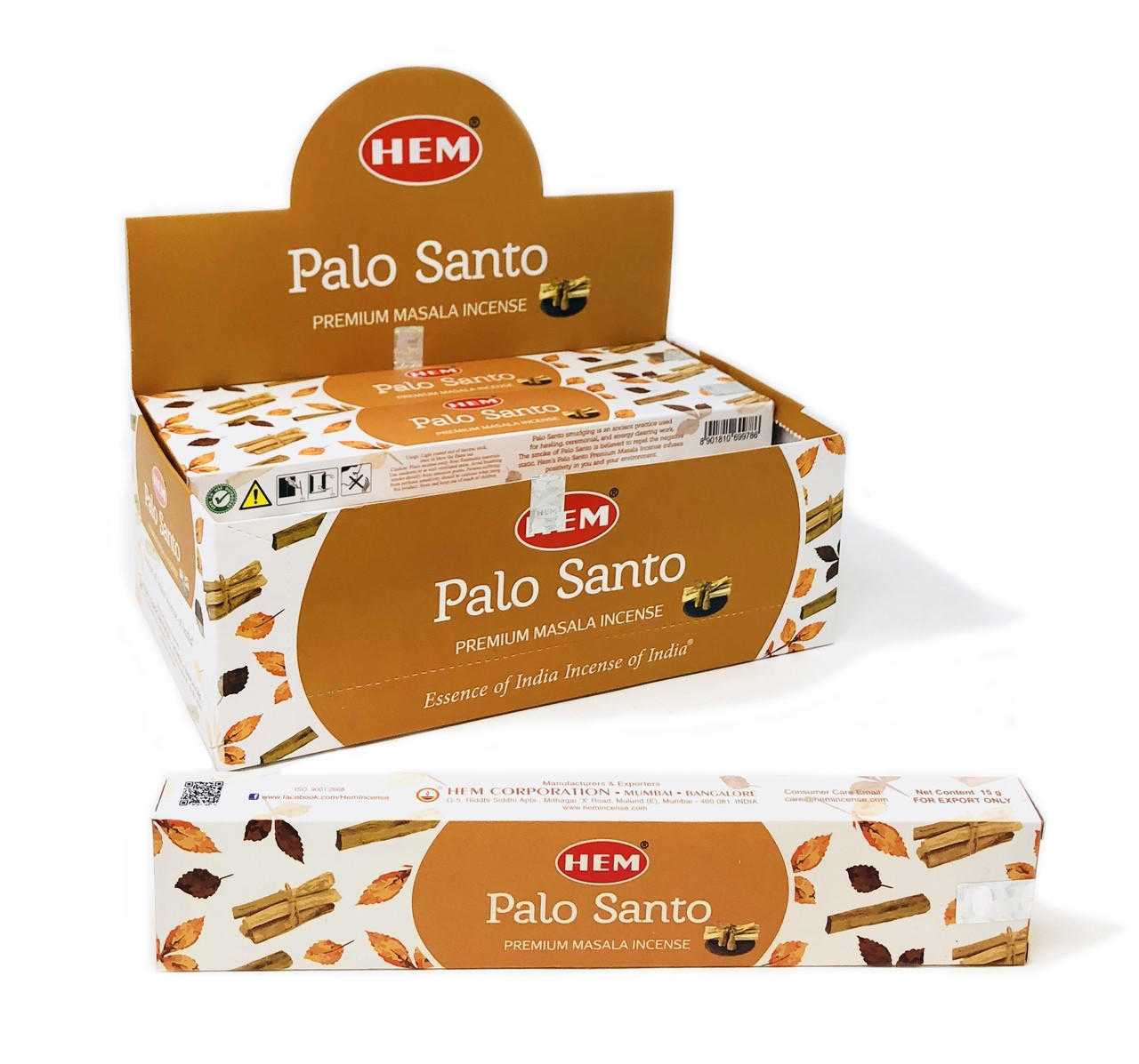 Hem Masala Incense Palo Santo (12packs) Hem New Arrivals VD Importers Inc.