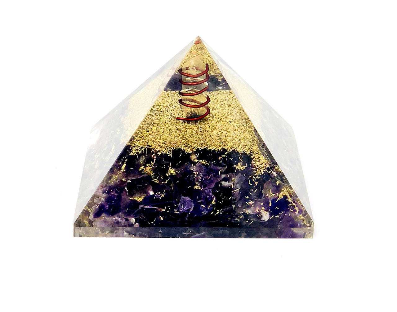 #1 Orgone Energy Pyramid Amethyst(55-60mm)