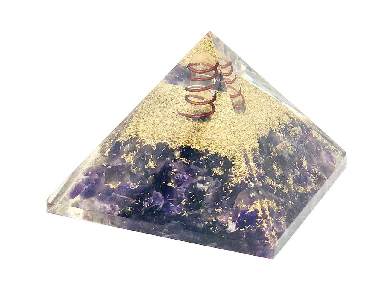 #1 Orgone Energy Pyramid Amethyst(55-60mm) Gemstones Products VD Importers Inc.