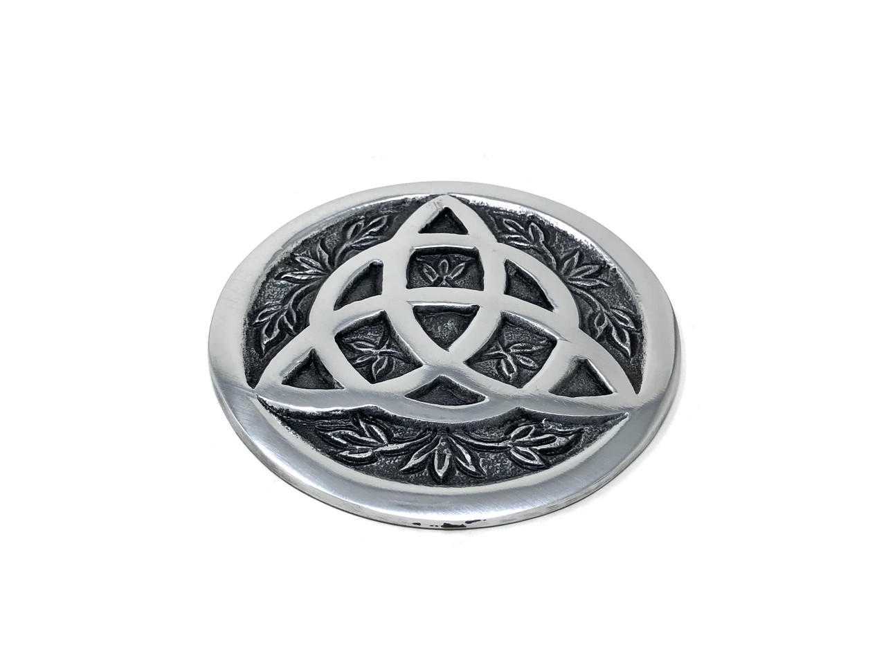 Aluminum Altar Plate Triquetra