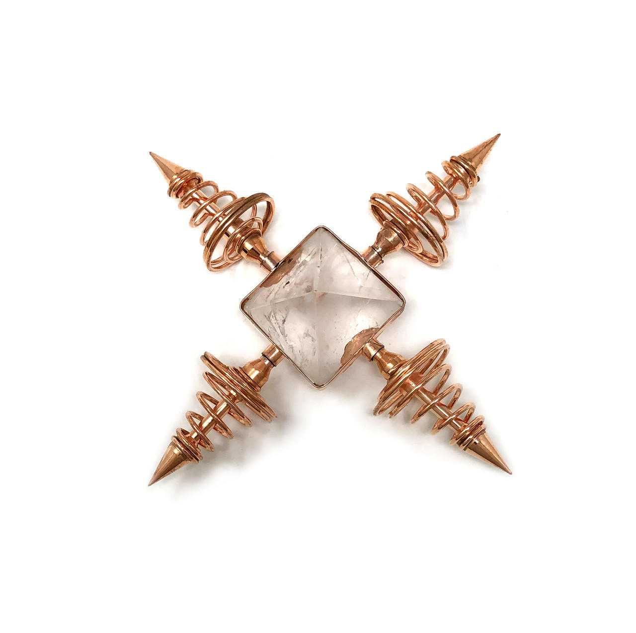 Brass metal Crystal Pyramid Generator