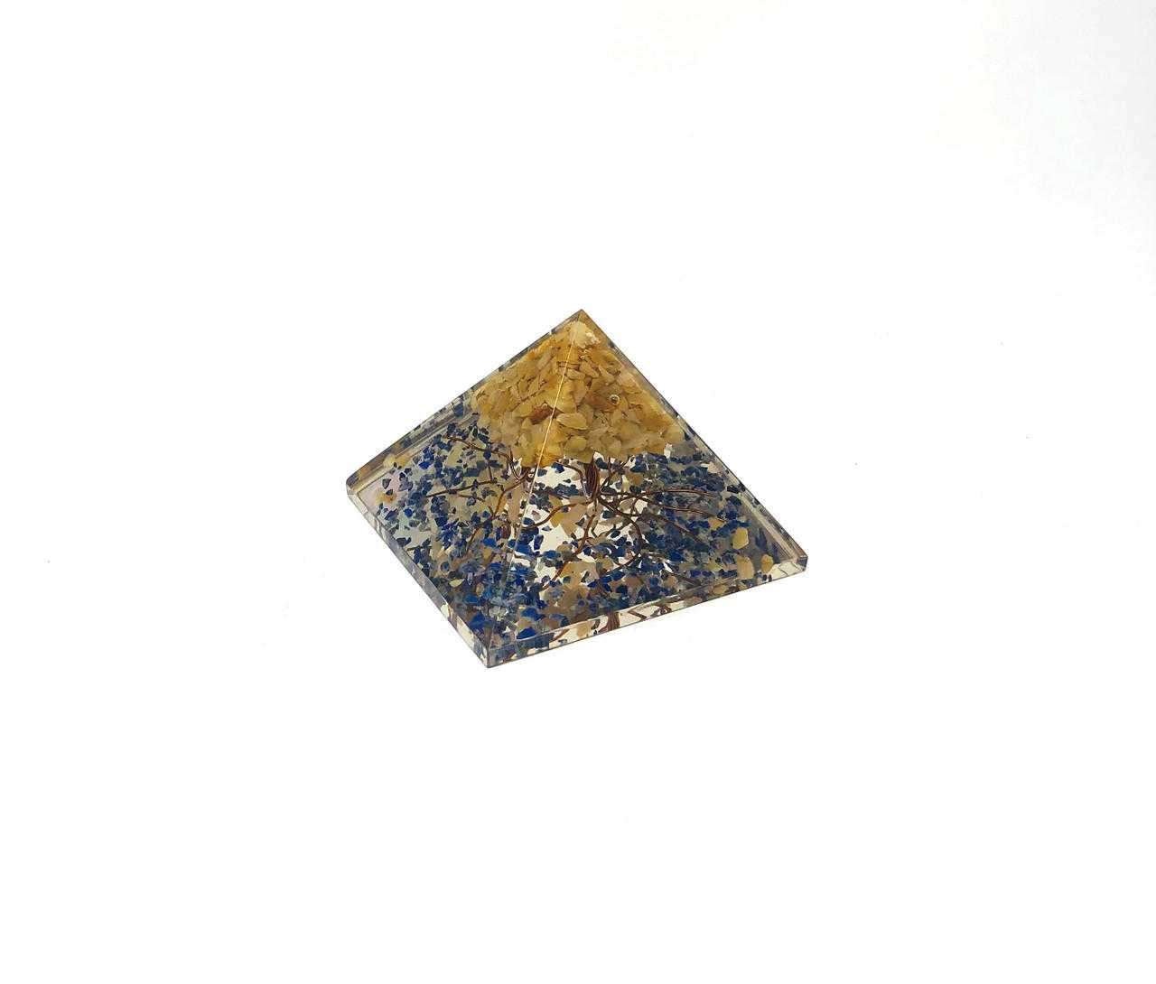 Lapiz Lazuli TOL Orgone Energy Pyramid # 16- 60-65 mm Gemstones Products VD Importers Inc.